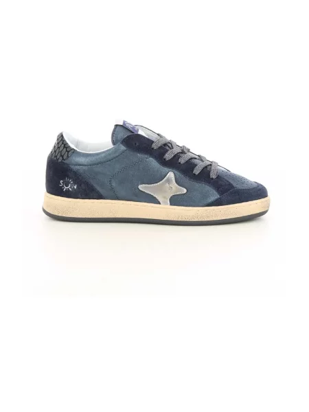 Sneakersy Ama Brand zamszowe niebieskie