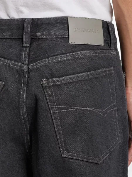 Blugi drepți Balenciaga negru