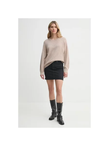 Dzianinowy sweter Gestuz beżowy