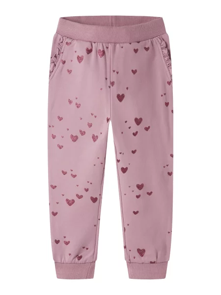 NAME IT Pantaloni NMFOMA mauve / închis roz