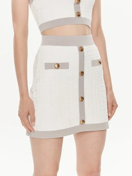 Elisabetta Franchi Fustă mini alb