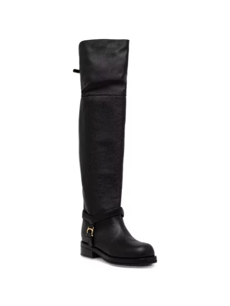 Кожени боти Pollini черно