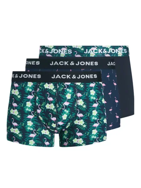 Jack & Jones Комплект боксерки Flamingo Тъмносин
