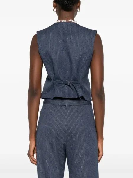 Vestă Maje cu dungi albastru