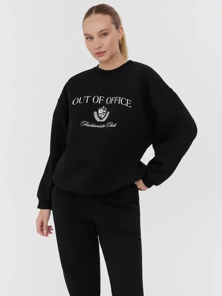 Світшот FASHIONISTA бавовна/поліестер чорний