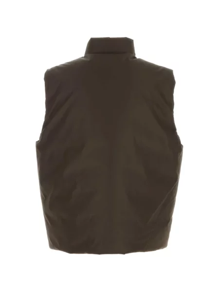 Vestă din puf Jil Sander cu imagine verde