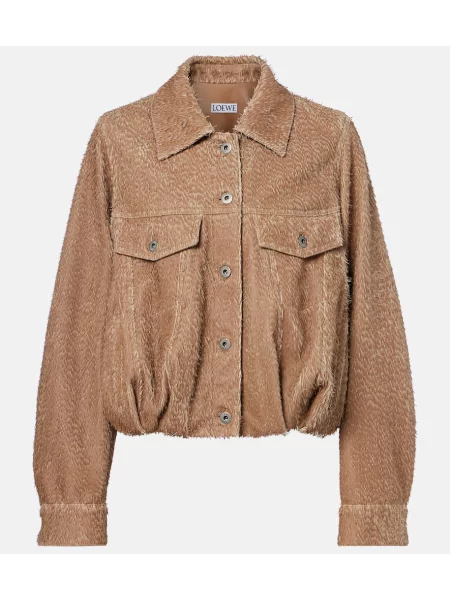 Geanta de piele Loewe bej