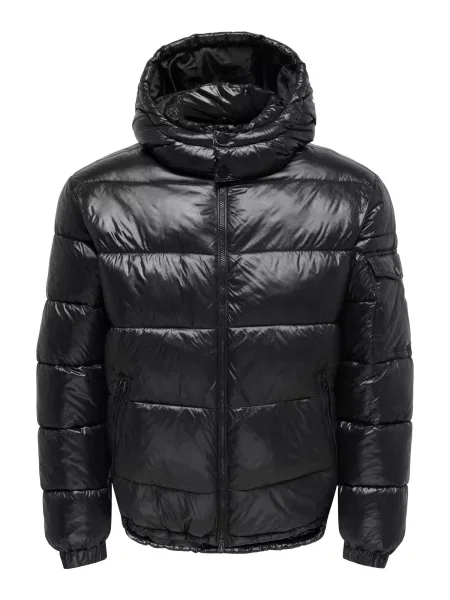 Only & Sons Geacă de primăvară-toamnă ONSRUBEN' negru