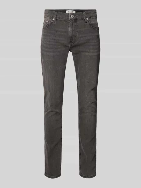 Jeansy o kroju slim fit z mieszanki bawełny z dodatkiem model LOOM' Only & Sons