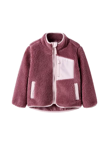 NAME IT Jachetă fleece Mattia magenta / rosé