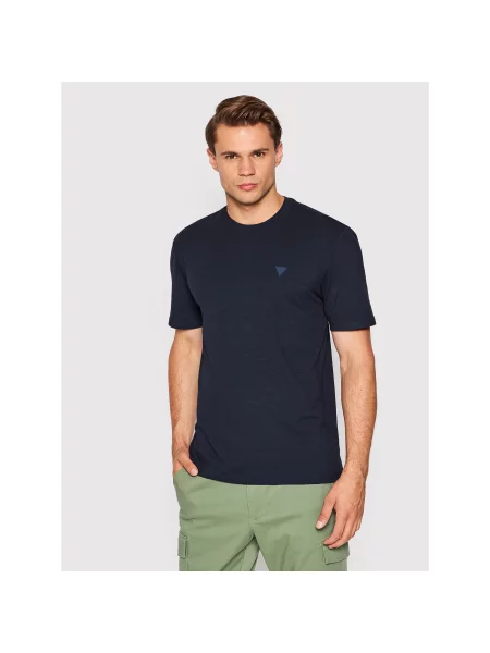 Guess T-shirt Tamnoplava plava