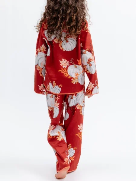 Дитяча Піжама CYBERJAMMIES Pumpkin бавовна/модал помаранчевий