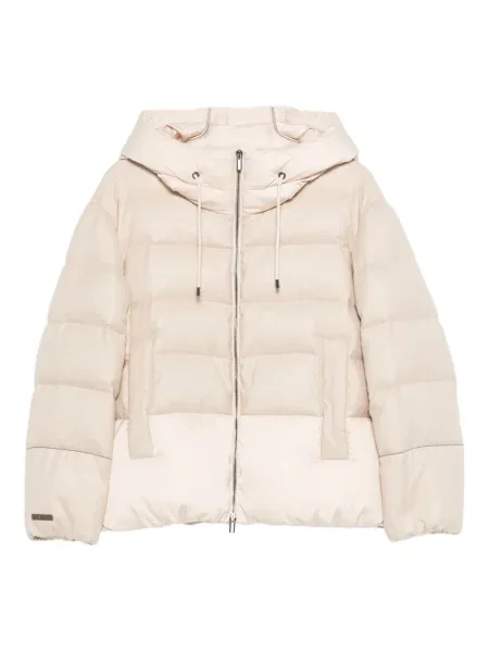 Geacă Peserico cu glugă roz