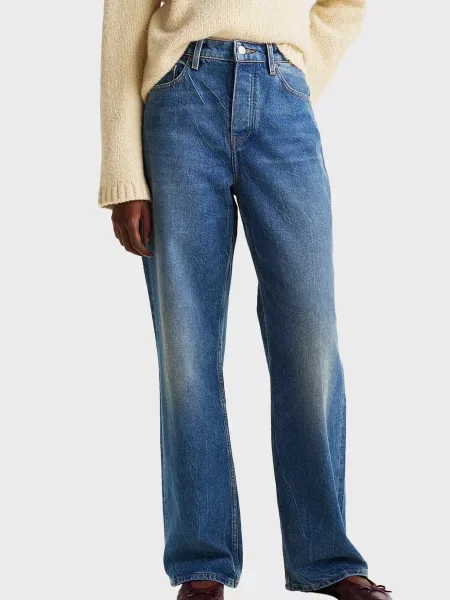 Прямі джинси Tommy Hilfiger сині