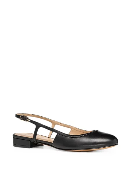 Pantofi cu toc Geox fără toc cu cataramă negru