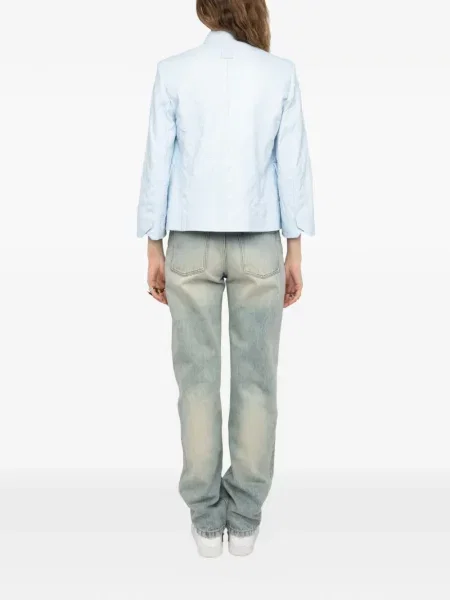 Geanta de piele Zadig&voltaire albastru