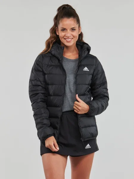 Páperová bunda Adidas čierna