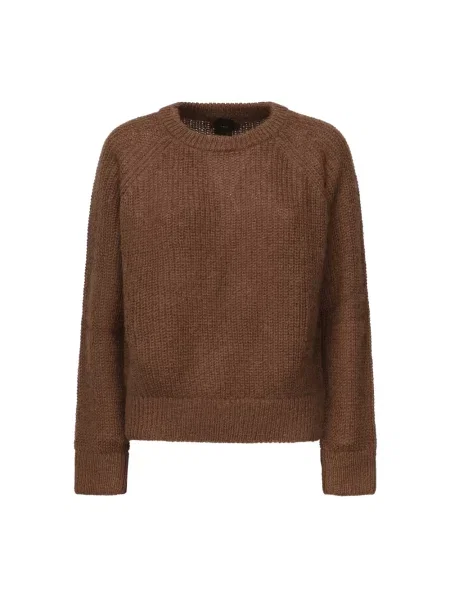 Sweter Pinko brązowy