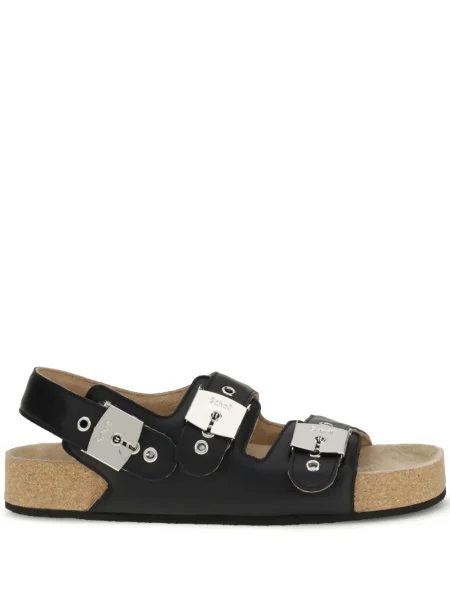 Sandale Balenciaga cu cataramă slingback negru
