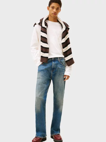 Лонгслив Tommy Jeans белый