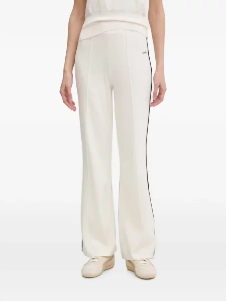 Pantaloni Guess cu dungi cu imagine alergare