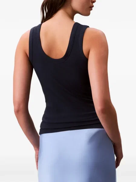 Top Calvin Klein cu autograf albastru