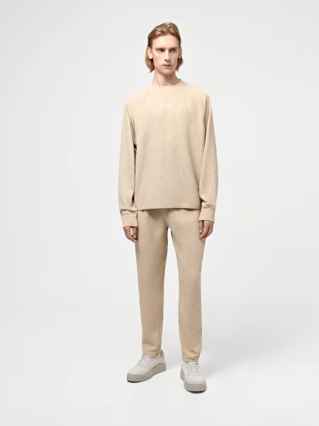 Світшот Armani Exchange бежевий