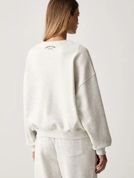 Le Privé bluza VARSITY CREWNECK szara