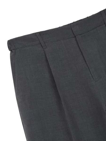 Plisované kalhoty Tomboy šedé