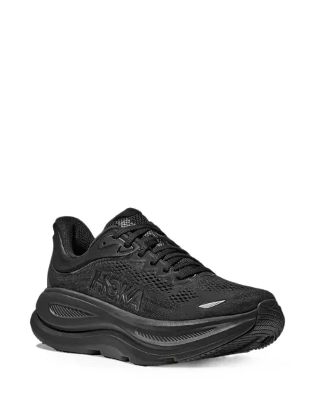 Sneakerși Hoka plasă chunky negru