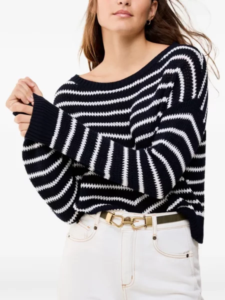 Pulover Pennyblack cu dungi albastru