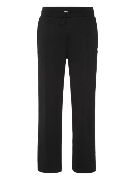 Pantaloni Billionaire cu broderie negru