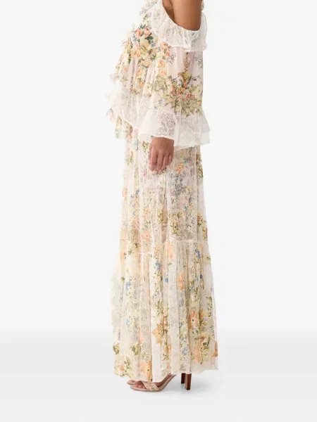 Top Camilla cu model floral cu imagine