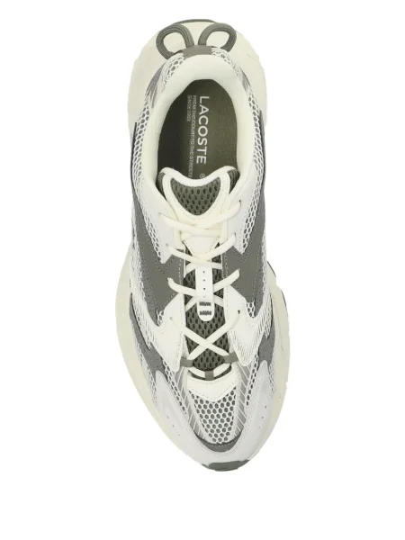 Sneakers Lacoste από διχτυωτό λευκό
