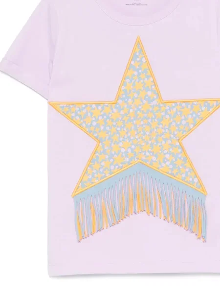 Koszulka dziecięca Stella Mccartney fioletowa