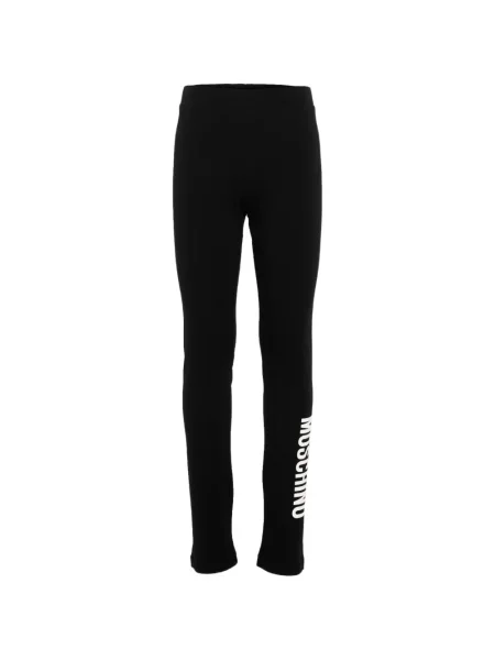 Legginsy dziecięce Moschino czarne