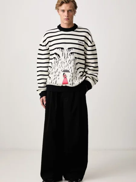 House of Errors Rain sweter czarny