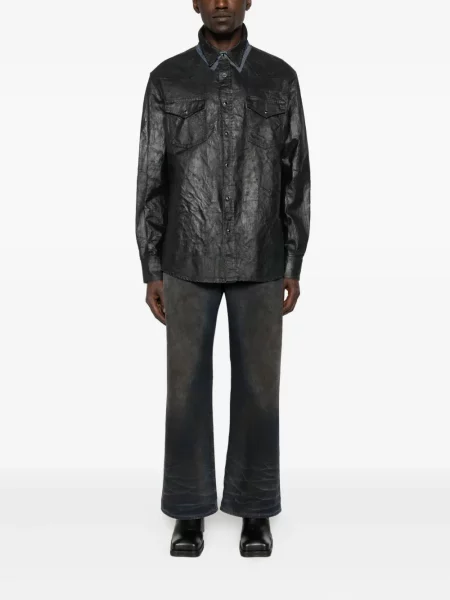 Cămașă Mm6 Maison Margiela albastru