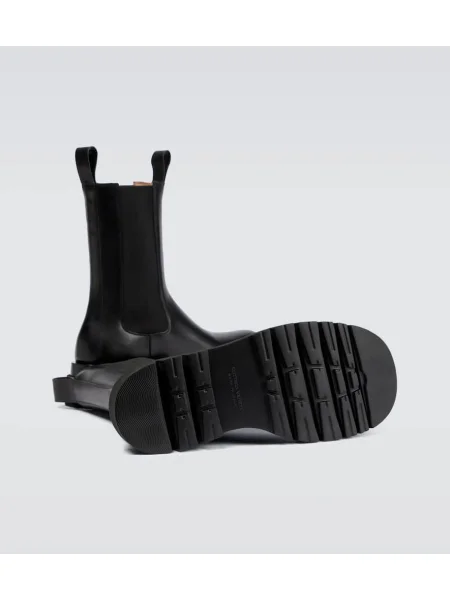 Cizme scurte Bottega Veneta Lug din piele negru