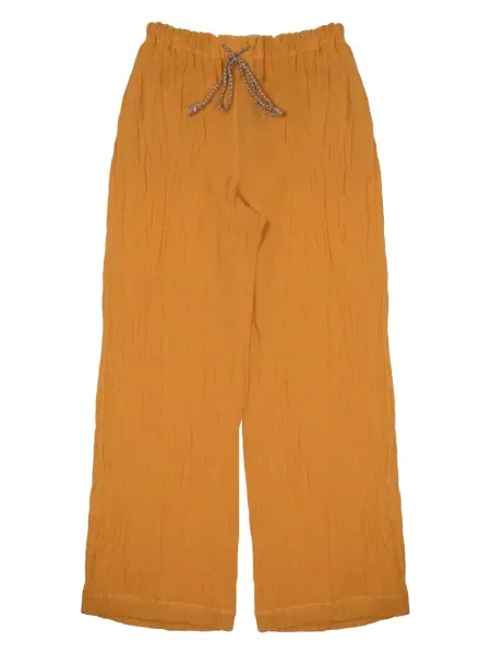 Pantaloni 120% Lino cu cordon portocaliu