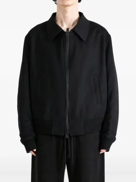 Gulerat geacă Yohji Yamamoto negru