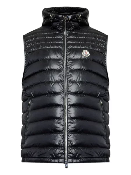 Vestă din puf Moncler negru