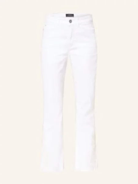 Marc Cain Proste Dżinsy Forli Z Cekinami weiss białe