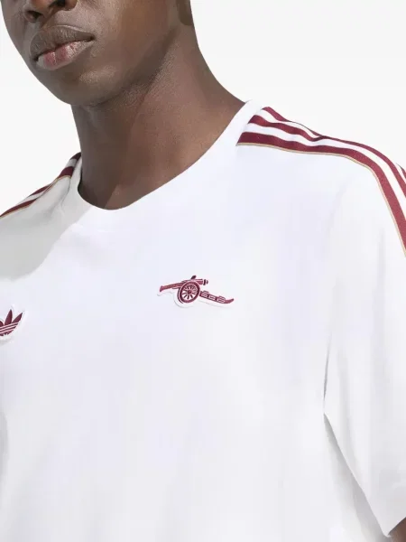 Tričko Adidas s polovičními zipem bílé