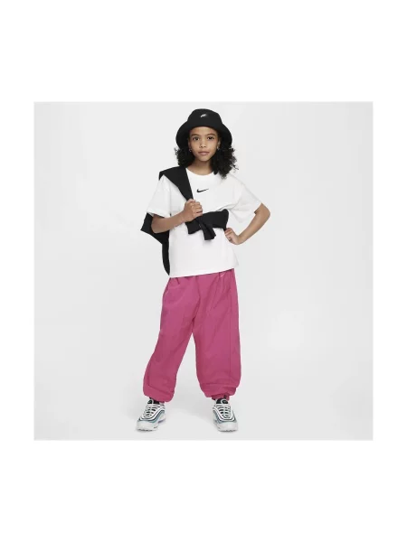 Tricou copii Nike alb