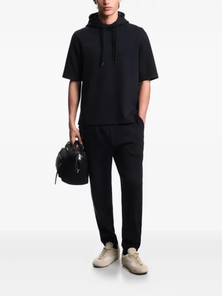 Pantaloni Emporio Armani albastru