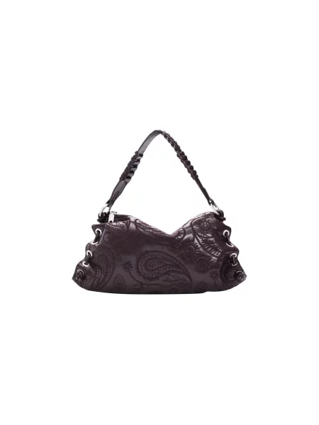 Desigual Torba za čez ramo vinsko rdeča