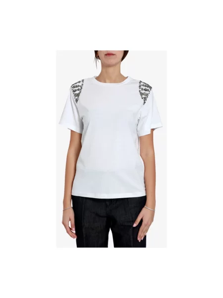 Koszulka polo Alberta Ferretti biała