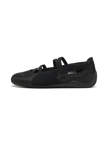 Satynowe sneakersy Speedcat Satin Ballet czarne