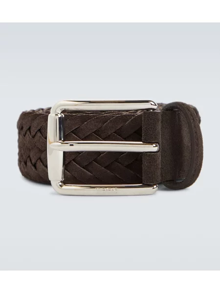 Curea Tod's din piele de căprioară maro